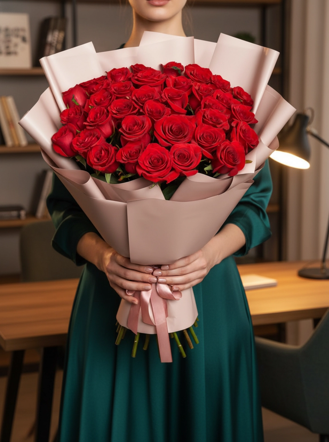 31 Adet Kırmızı Gül Buketi