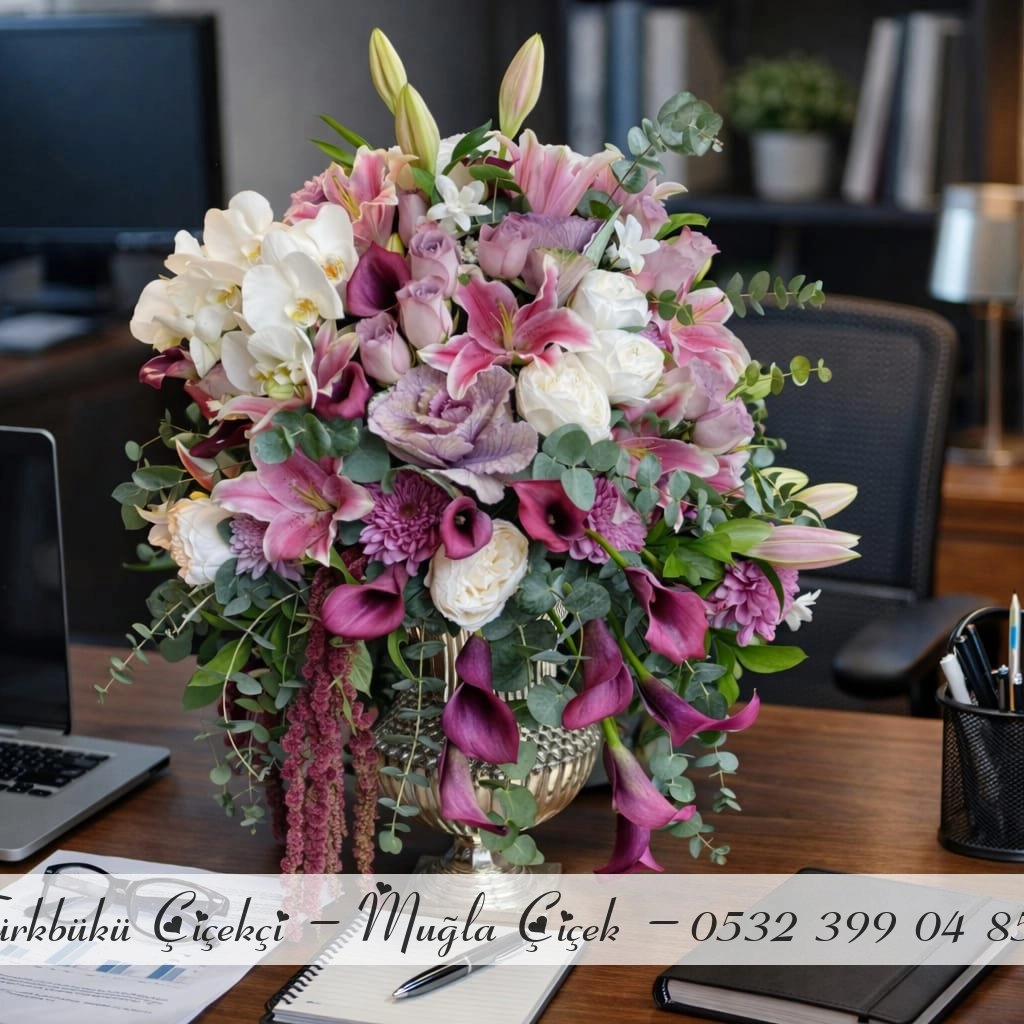 Pembe Aranjman Şık Tasarım