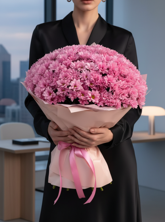 Pembe Kasımpatı Buketi